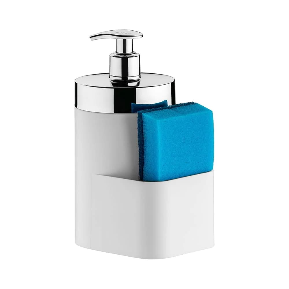 Dispensador De Jabon Para Ba?o Cocina Y Porta Esponja 500 Ml — imagen 1 de 2