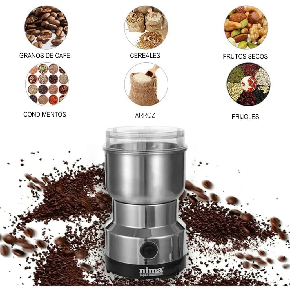 Molinillo Electrico Cafe Granos Semillas Acero Inox 150w — miniatura 4
