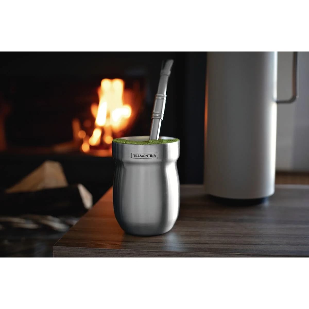 Mate Tramontina Acero Inoxidable 240 Ml Frio Caliente — miniatura 3