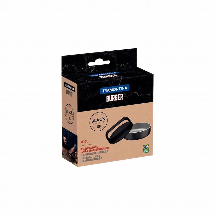 Molde De Hamburguesas Tramontina Black 11 Cm Aluminio — miniatura 2