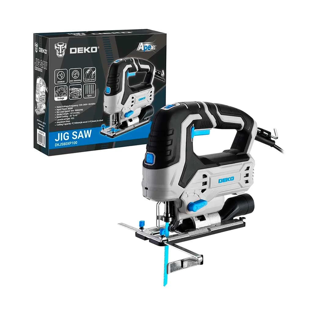 Sierra Caladora 800w Deko Dkjs80xp100 Con Laser Y Luz Led — miniatura 4