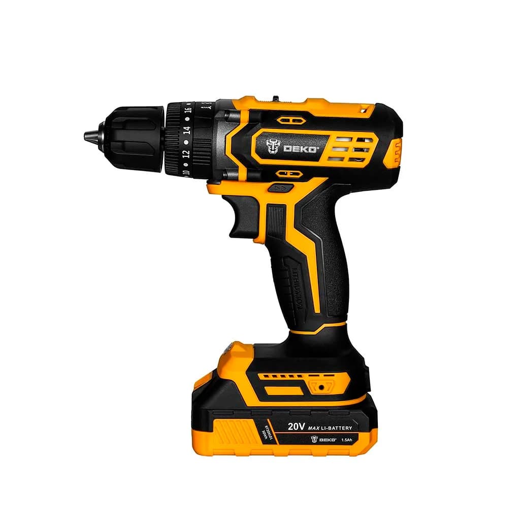 Taladro Atornillador A Batería Deko Dkcd20xl01-h10 10mm 40nm — miniatura 2