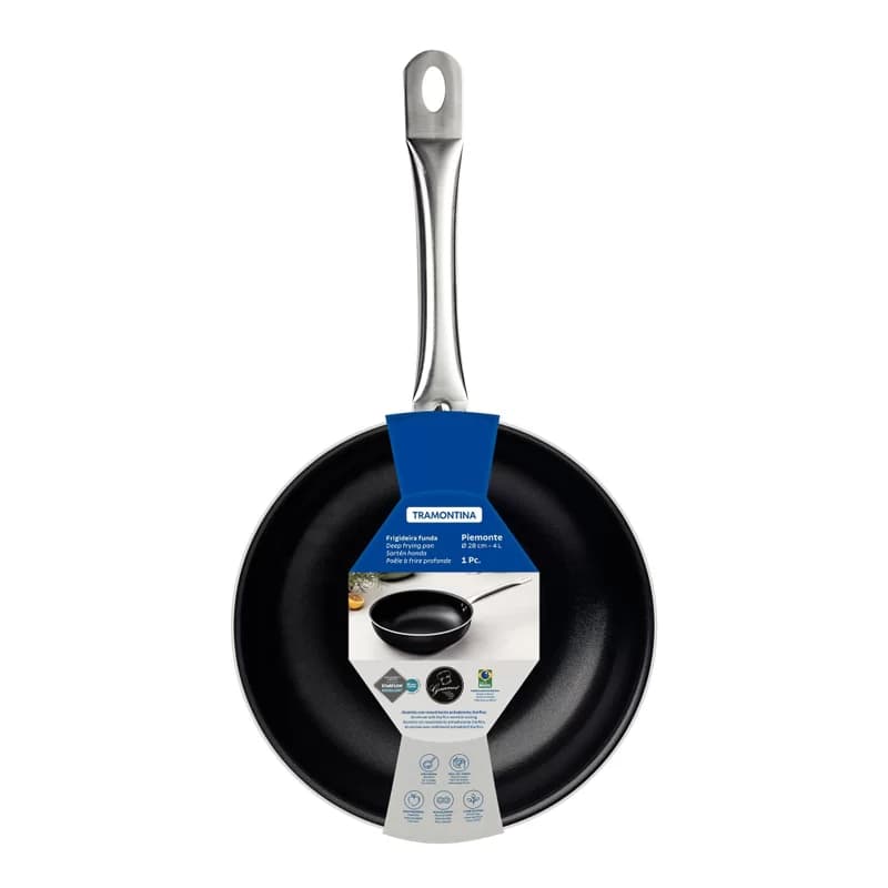 Sarten Profundo Teflon Tramontina 28 Cm Mango Acero Piamonte — miniatura 2