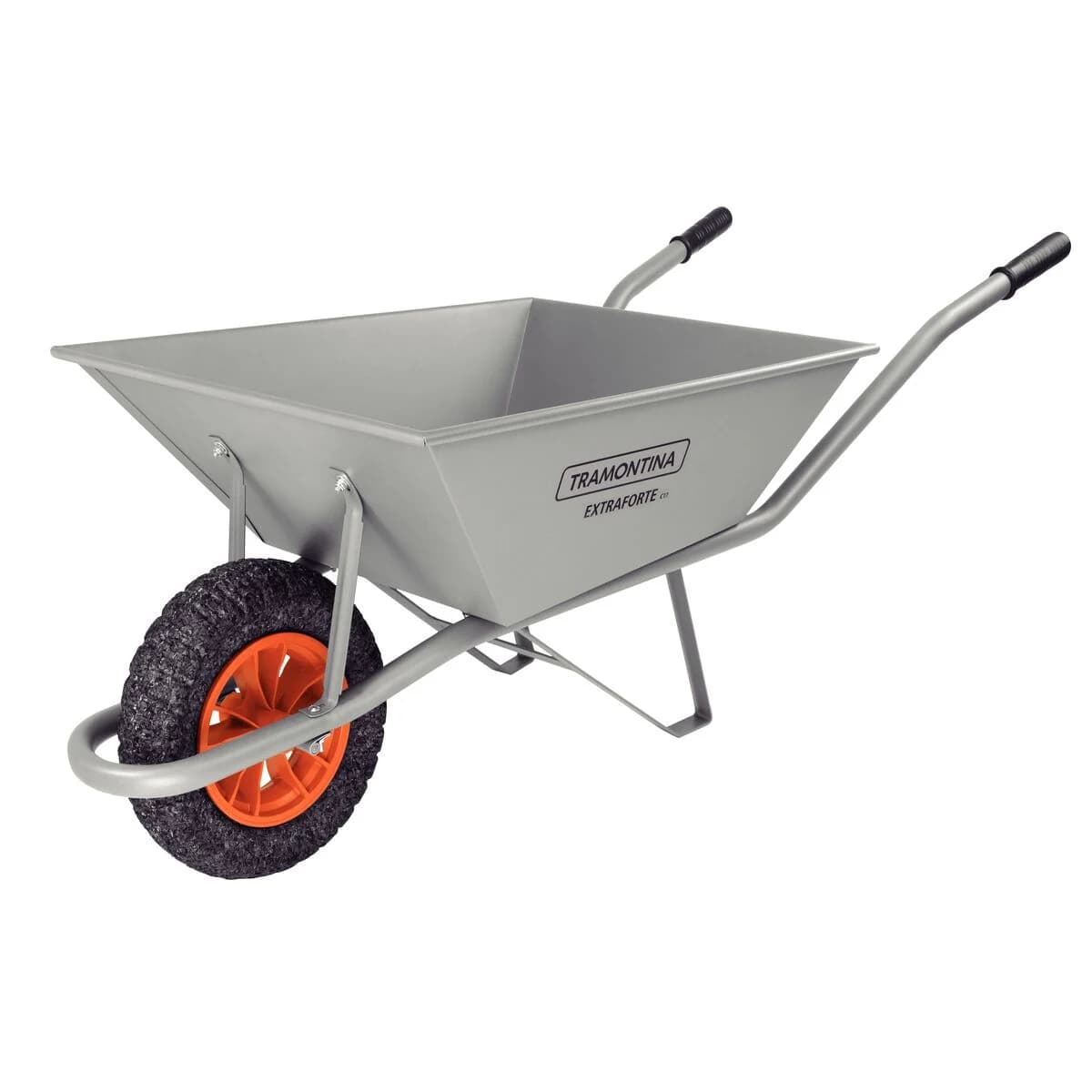 Carretilla Tramontina Gris Extra Fuerte 65 Litros Metalica — imagen 1 de 5