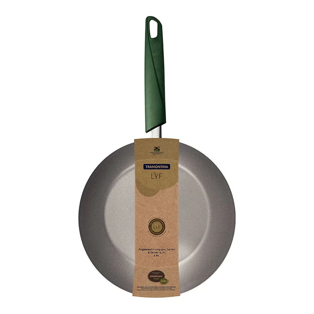 Sarten Tramontina Teflon Antiadherente Verde 28 Cm Lyf — miniatura 2