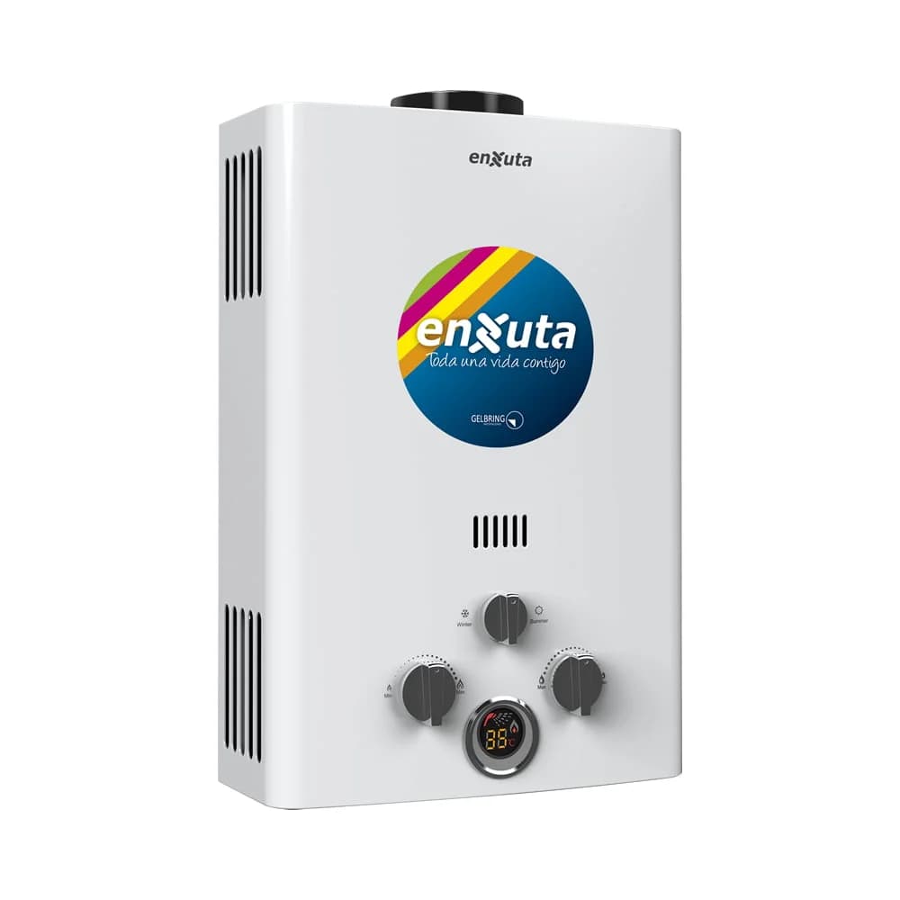 Calentador Instantaneo A Gas Enxuta 6 Litros Tenx6g Blanco — imagen 1 de 1