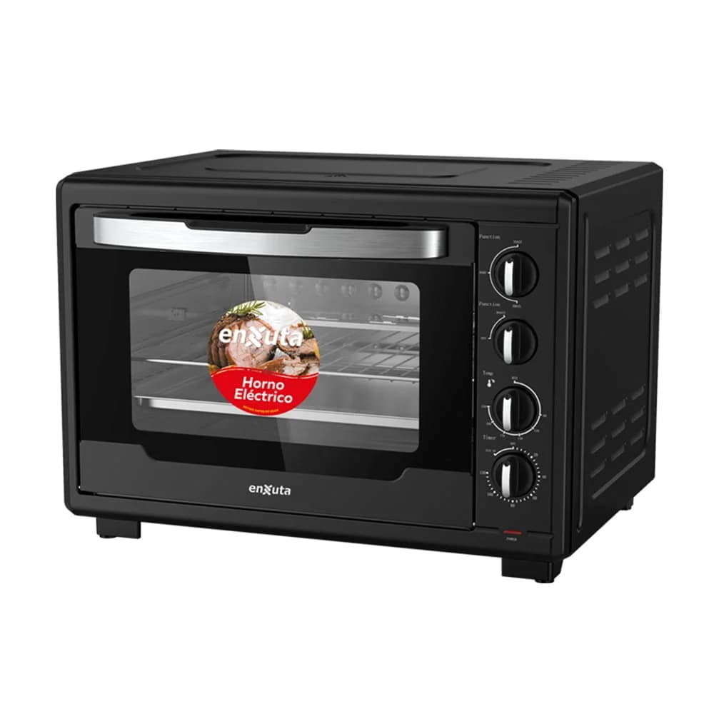 Horno Electrico Enxuta 55lts 2000w Con Accesorios Timer — imagen 1 de 3
