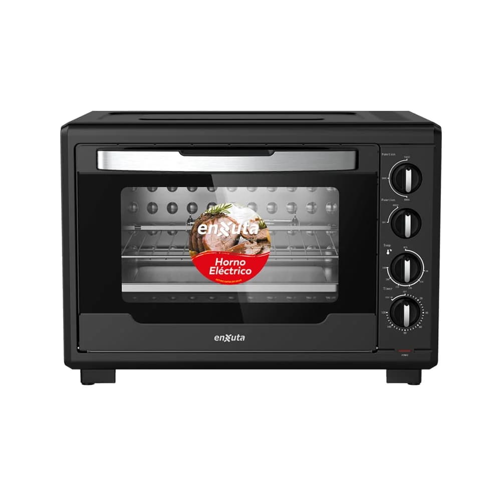 Horno Electrico Enxuta 55lts 2000w Con Accesorios Timer — imagen 2 de 3