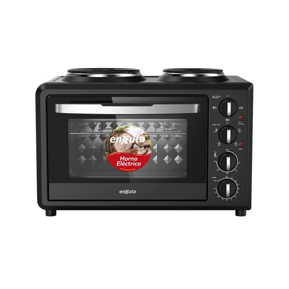 Horno Electrico Enxuta Henx032dn 32 Litros 2 Discos Negro — miniatura 2