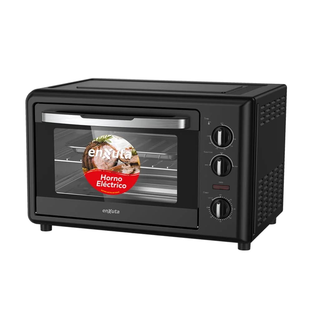 Horno Electrico Enxuta 32lts 1500w 3 Funciones Color Negro — imagen 1 de 3