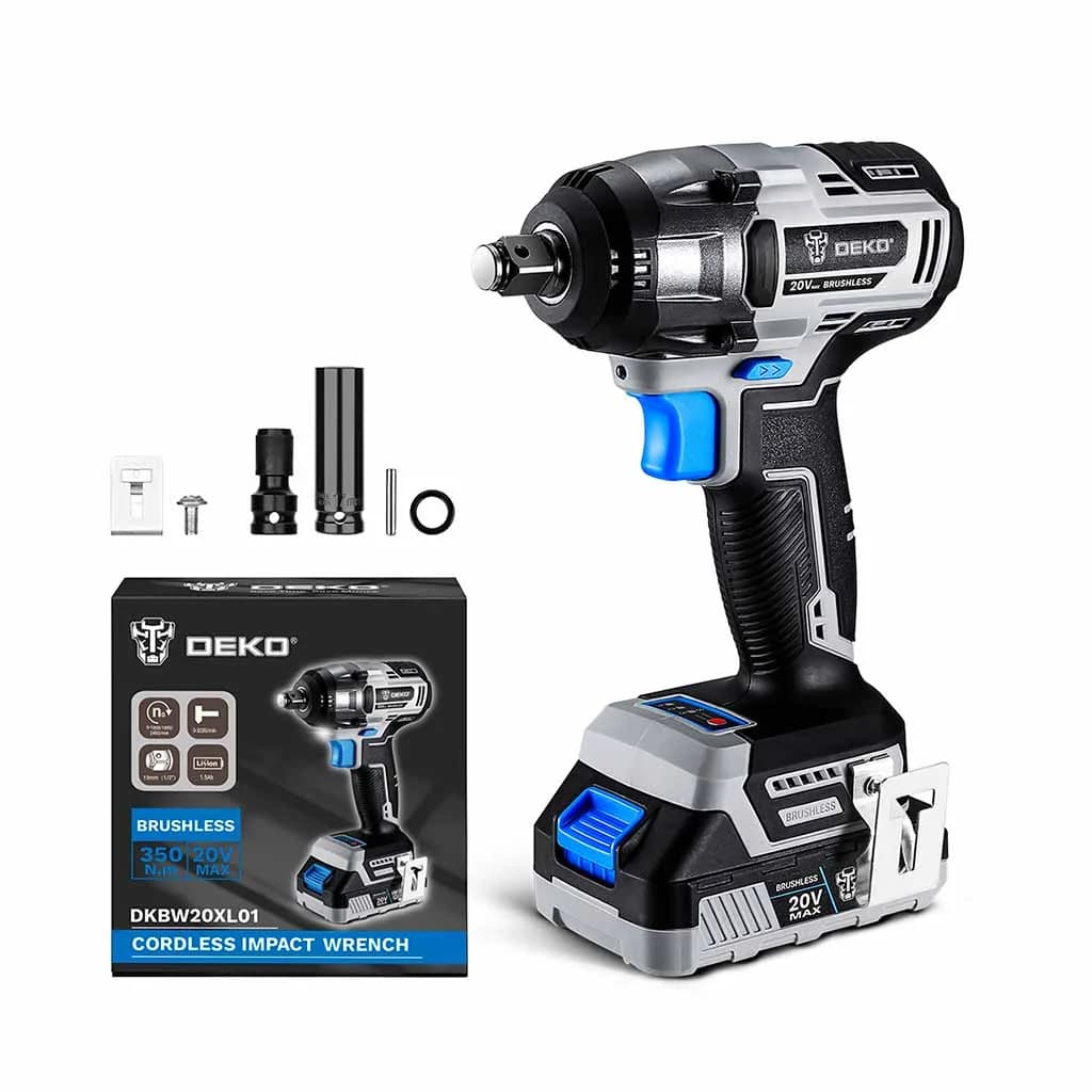 Llave De Impacto Deko 1/2'' 320nm 20v Brushless C/bat.2.0ah — imagen 1 de 1