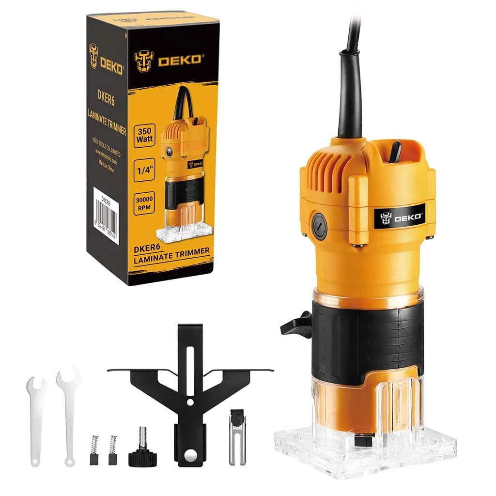 Trompo De Mano-router 6mm 350w Dker6 Deko 30.000 Rpm — imagen 1 de 3