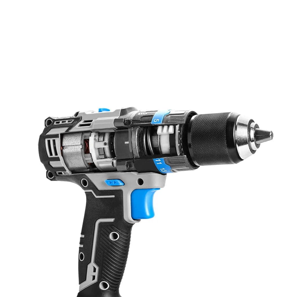 Taladro Percutor A Bateria Deko Dkbl20id02-s1 13mm Brushless — miniatura 4