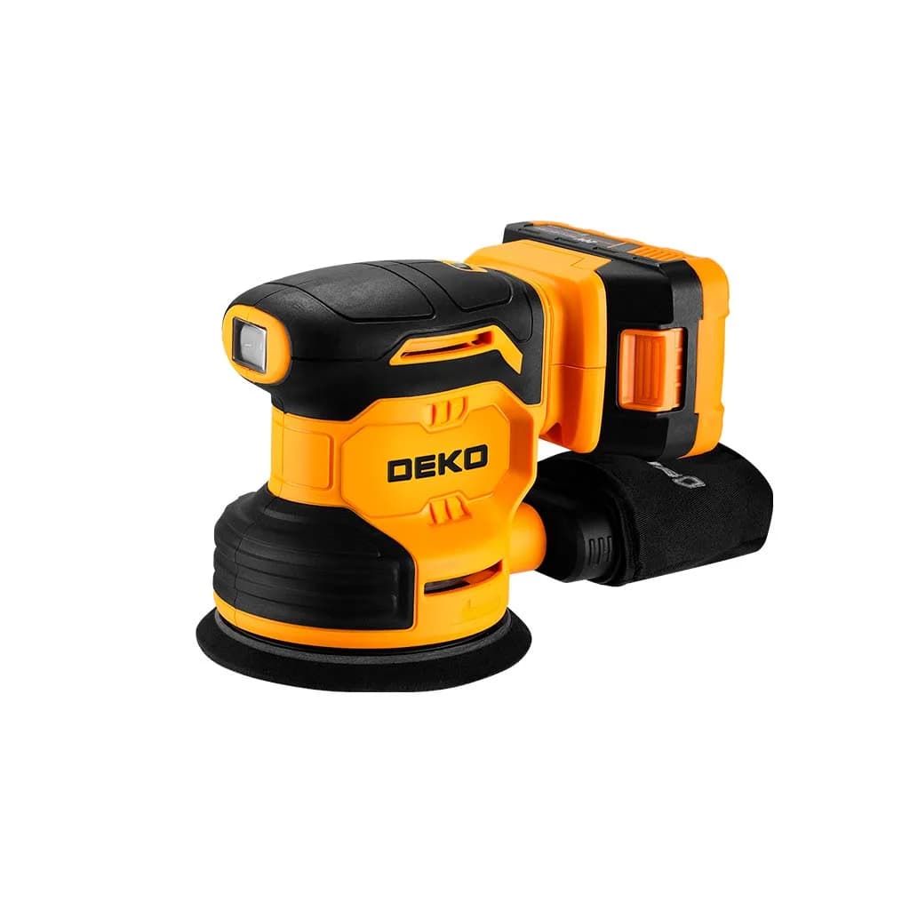 Lijadora Roto Orbital A Batería Deko Dkos20q1y-s1 125mm 20v — imagen 1 de 3