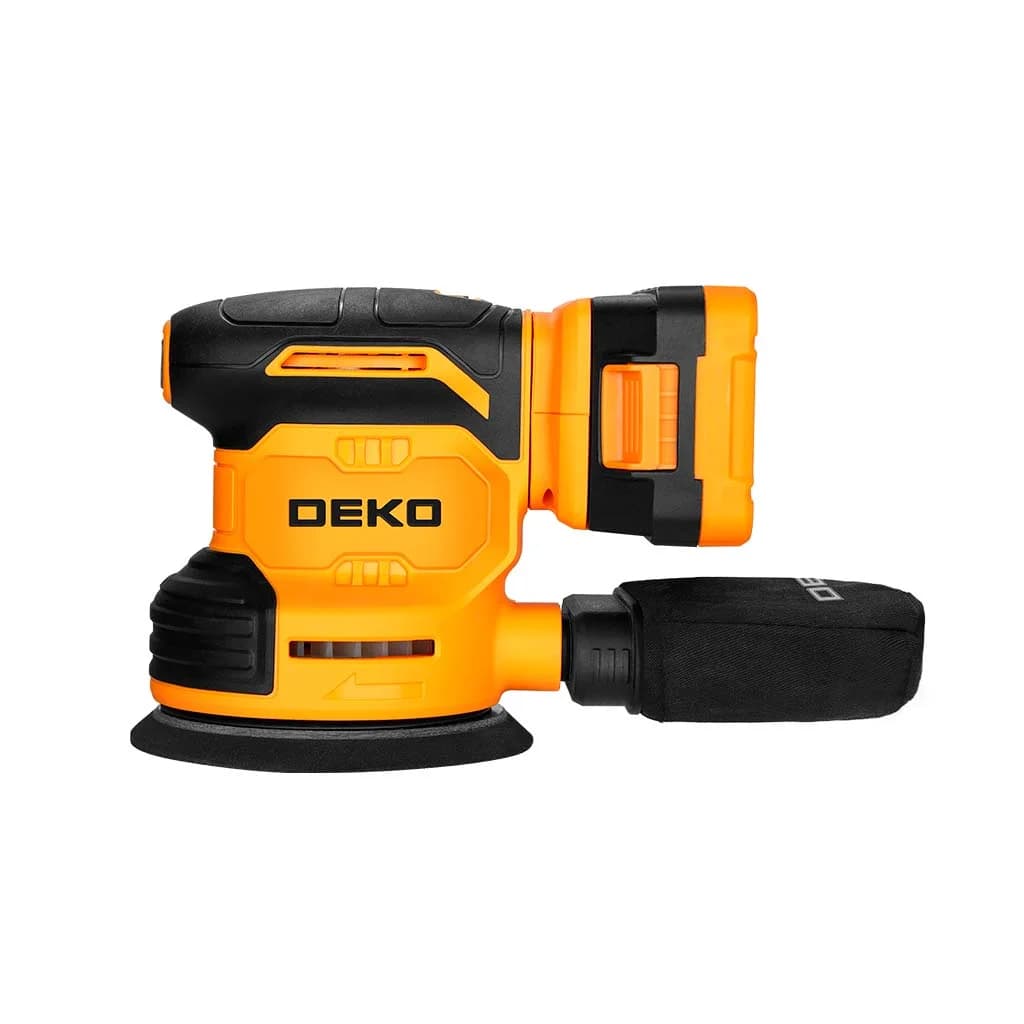 Lijadora Roto Orbital A Batería Deko Dkos20q1y-s1 125mm 20v — miniatura 2