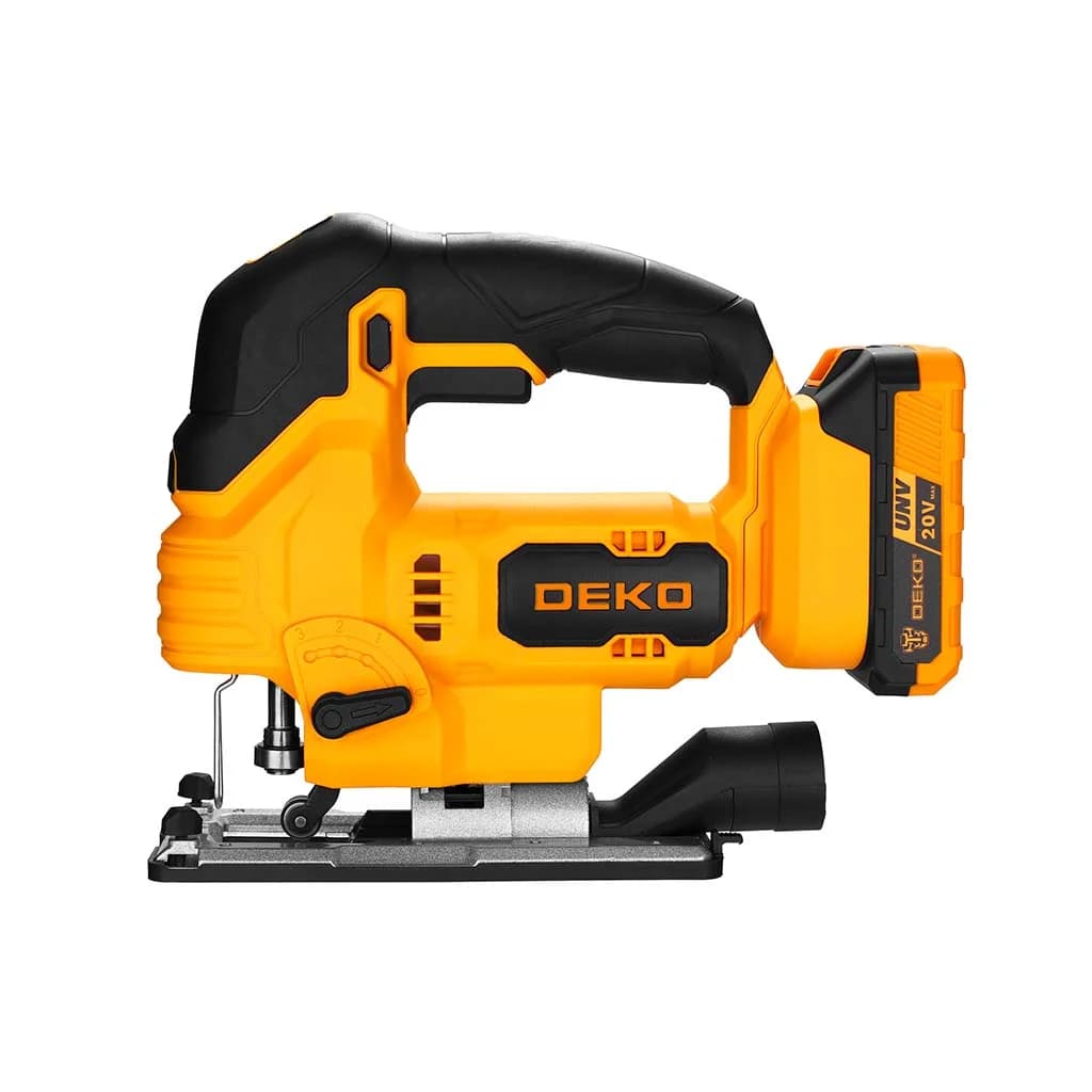 Sierra Caladora 20v C/bat. 2.0ah Y Carg. Dkjs20q1y-s2 Deko — miniatura 2