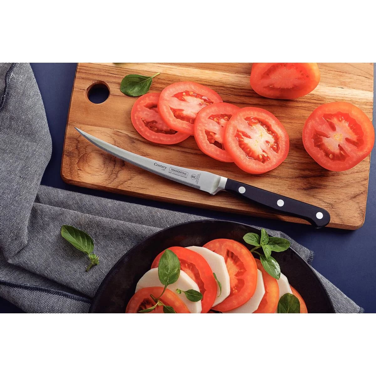 Cuchillo De Tomate Tramontina 5 Tramontina Acero Century — miniatura 3