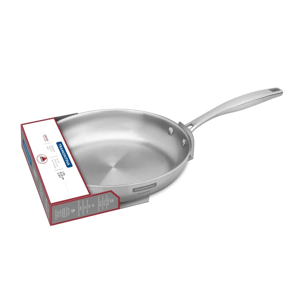 Sarten Tramontina Acero Inoxidable Induccion 26 Cm Grano — imagen 1 de 4