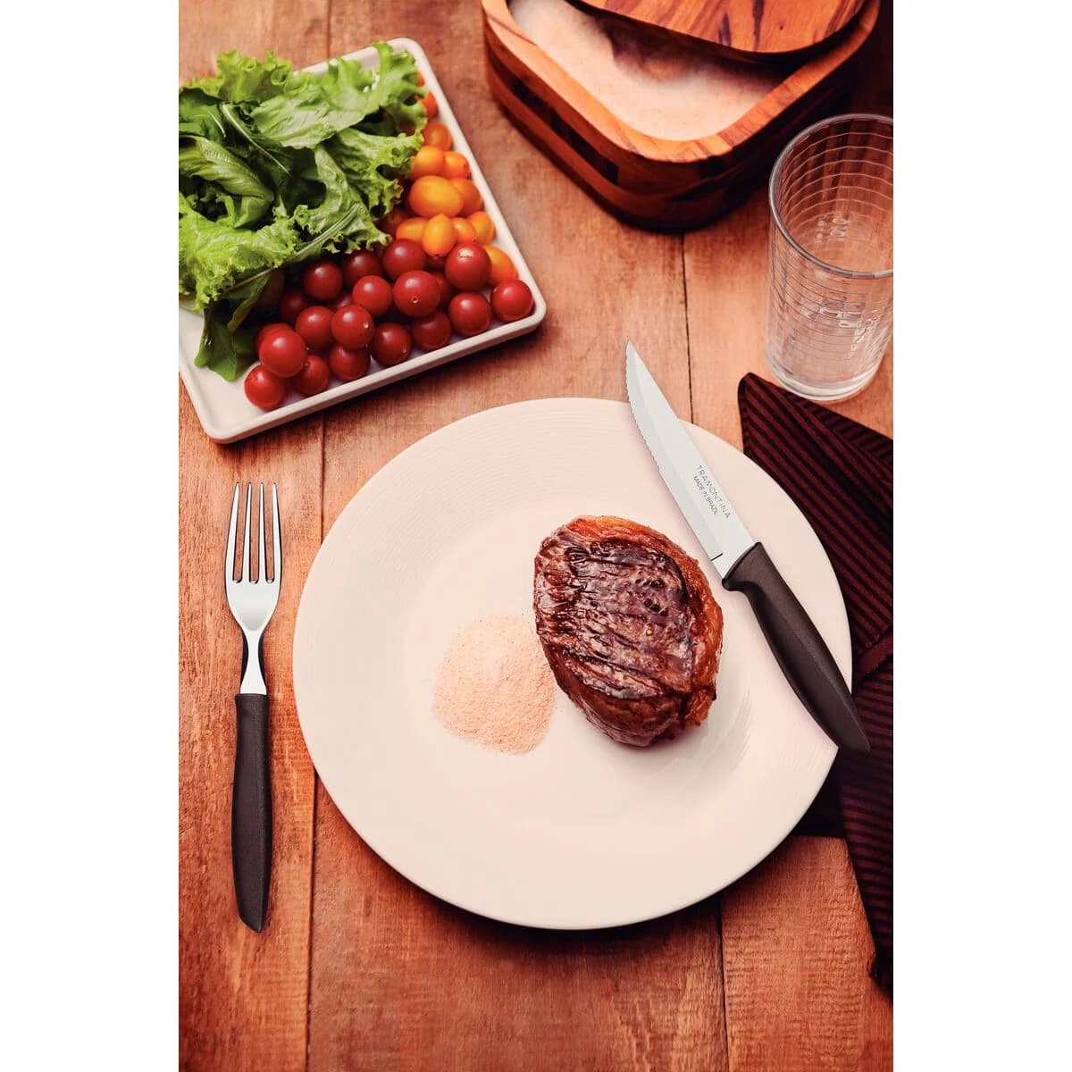Juego De Cubiertos Tramontina Jumbo Asado 12 Pz Plenus — miniatura 5