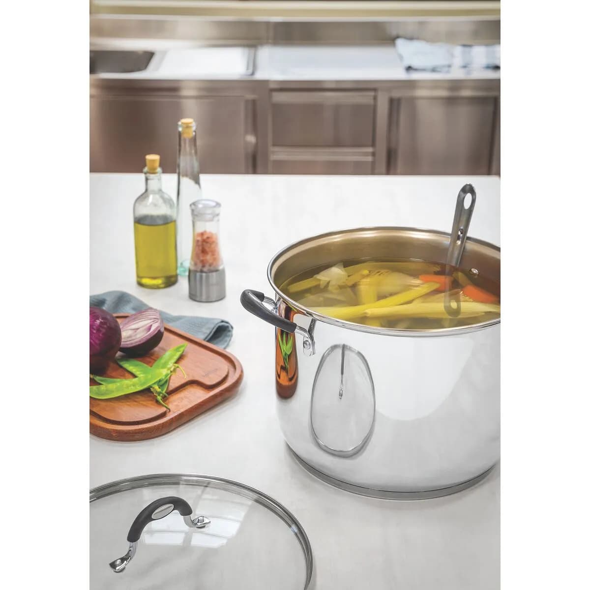 Olla Tramontina Acero Inoxidable Induccion 15,4 Litros Solar — miniatura 3