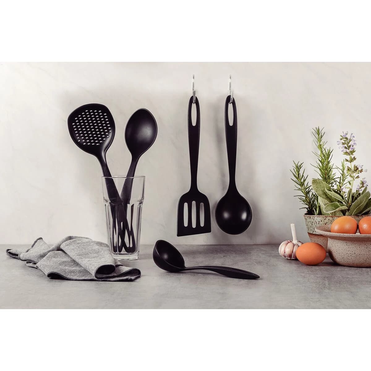 Juego De Menage Tramontina Utensilios Cocina Ability 5 Pzs — miniatura 3