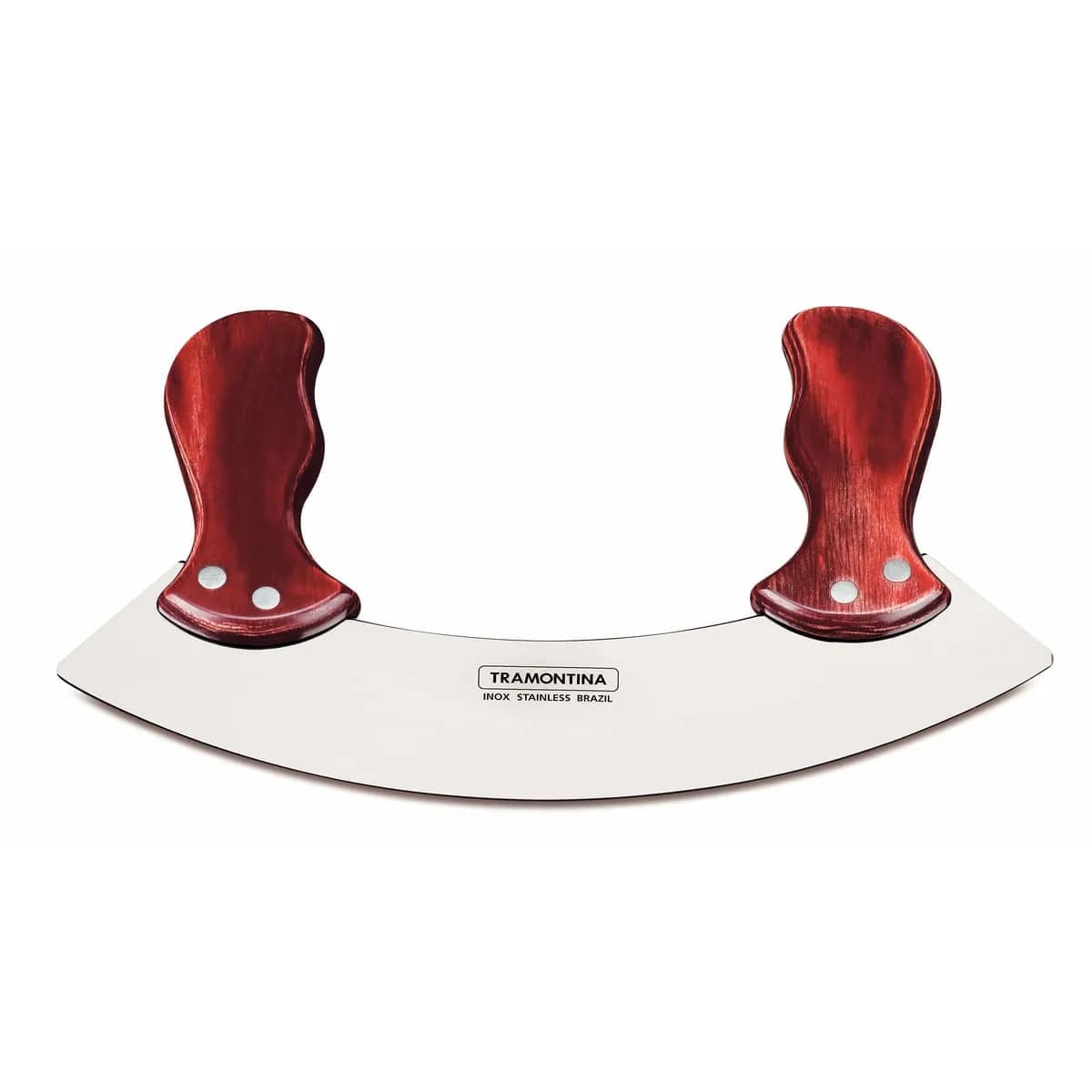 Cuchilla Medialuna Tramontina Polywood Acero Inox Tajadera — imagen 1 de 2