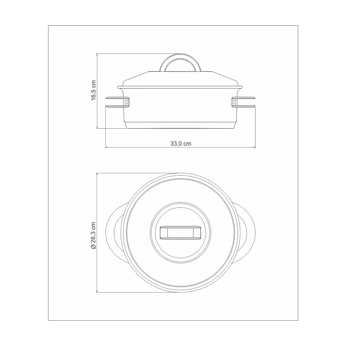 Olla Tramontina Acero Inoxidable Induccion 4,7 Litros Solar — miniatura 3