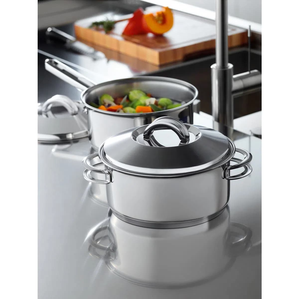 Olla Tramontina Acero Inoxidable Induccion 1,4 Litros Solar — miniatura 4