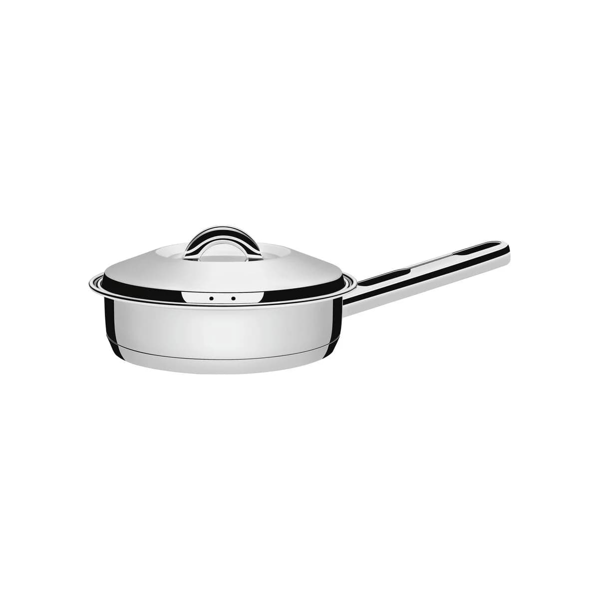 Sarten Con Tapa Tramontina Induccion 20 Cm Acero Inoxidable — imagen 1 de 4