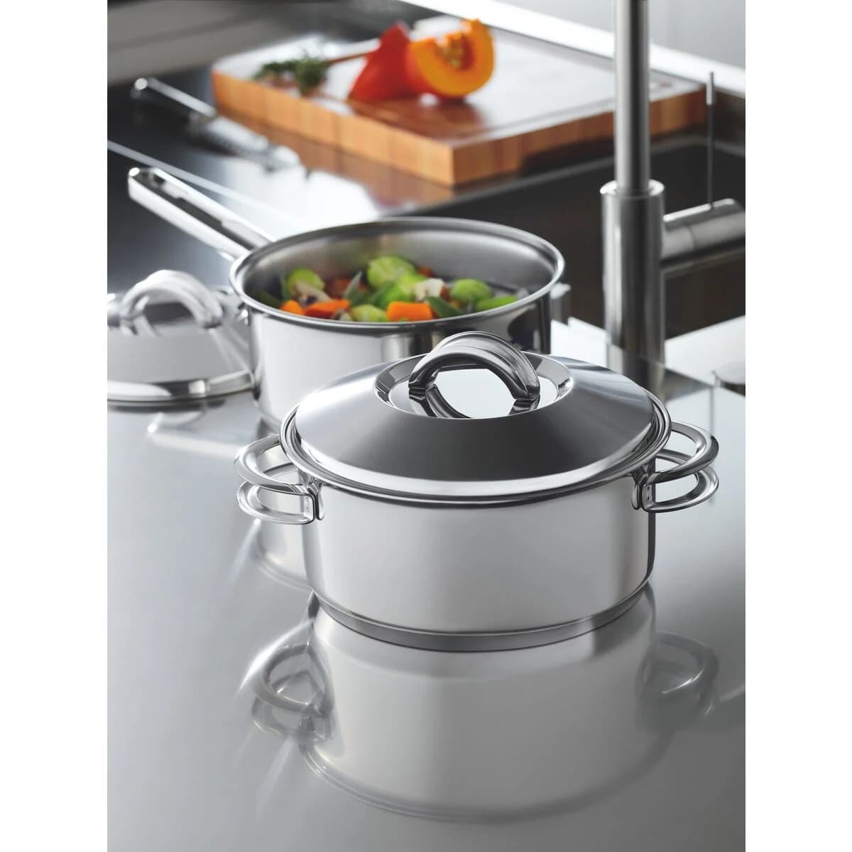 Olla Tramontina Acero Inoxidable Induccion 1,1 Litros Solar — miniatura 5