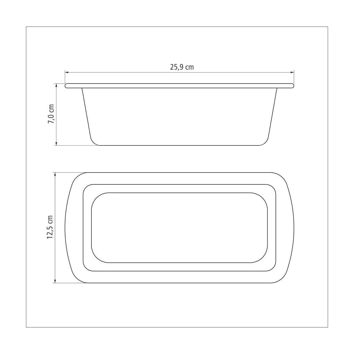 Molde Tramontina Teflon Pan Budinera 22 Cm Antiadherente — miniatura 5