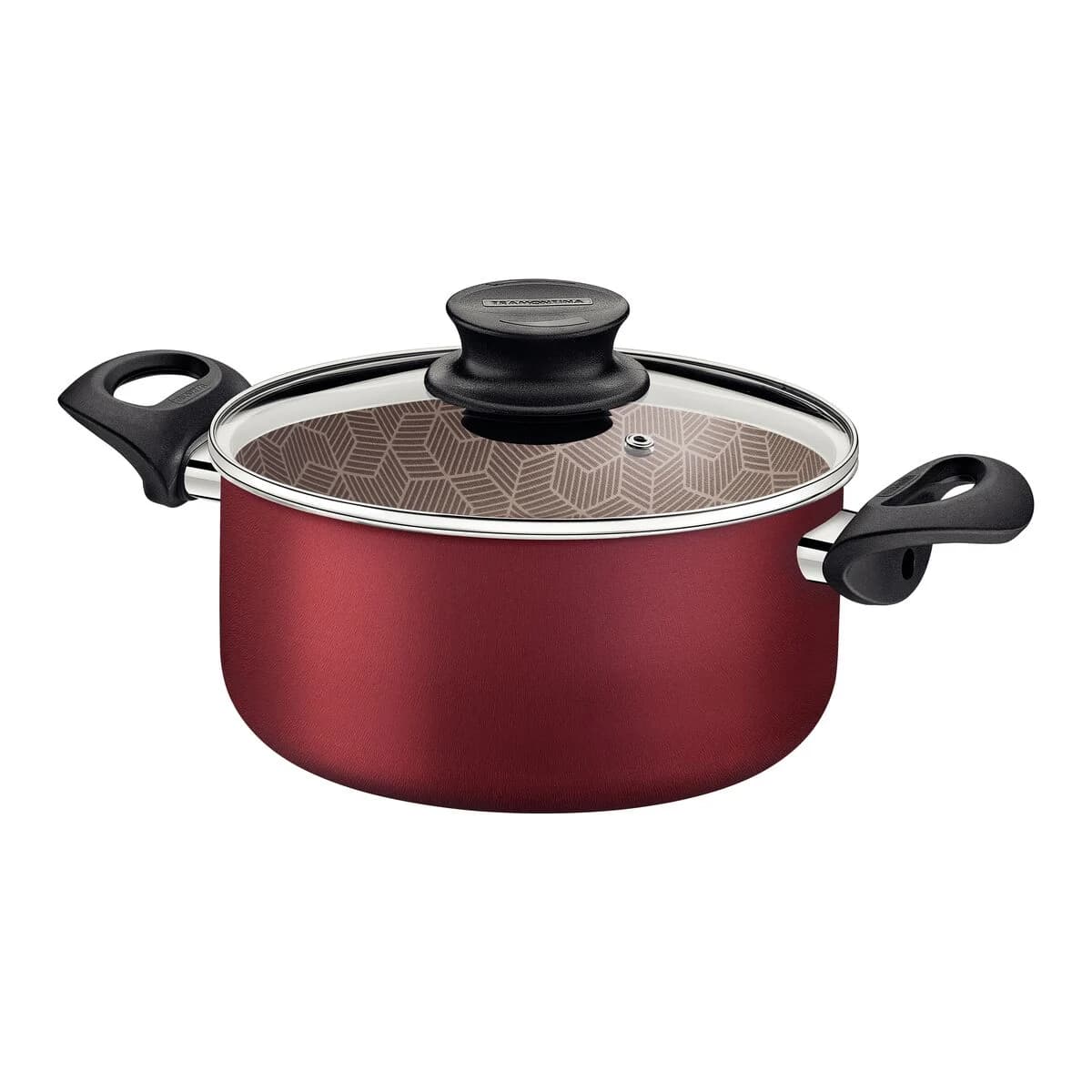 Olla Tramontina Paris Antiadherente Teflon 26 Cm 6,3 L Roja — miniatura 2
