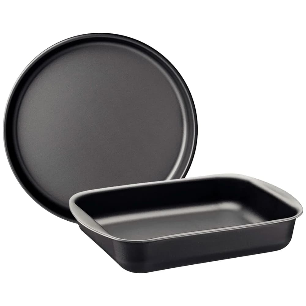 Juego Asaderas Tramontina Kit 2 Piezas Teflon Antiadherente