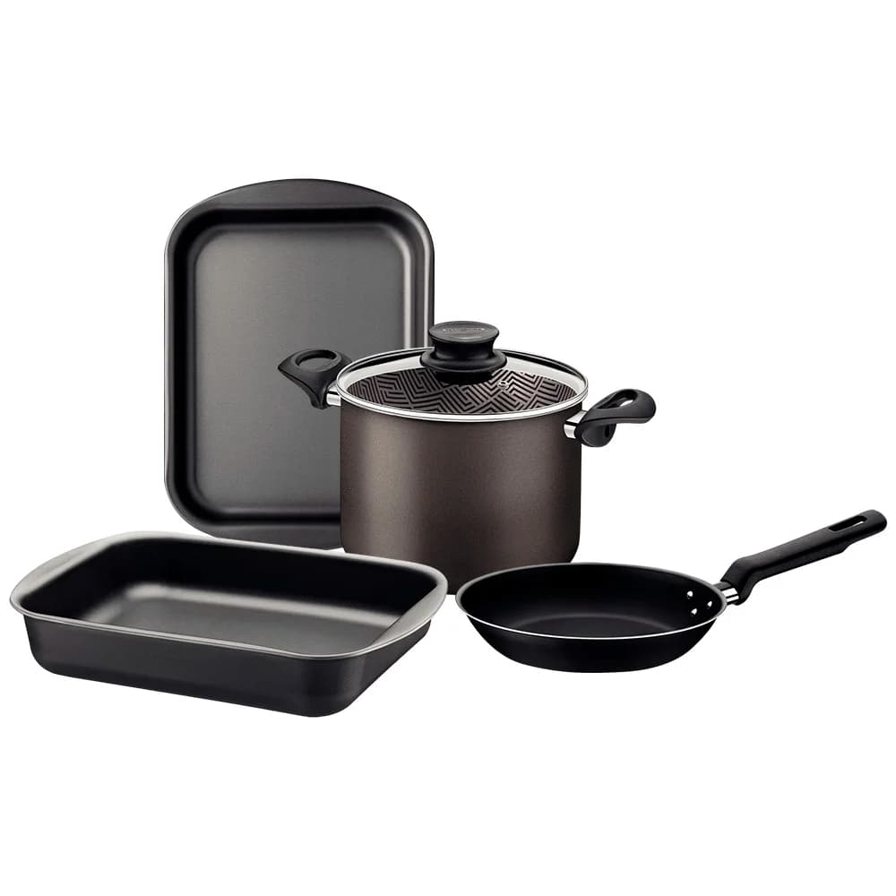 Juego Tramontina Kit Olla Sarten Asaderas 4 Piezas Teflon — imagen 1 de 1