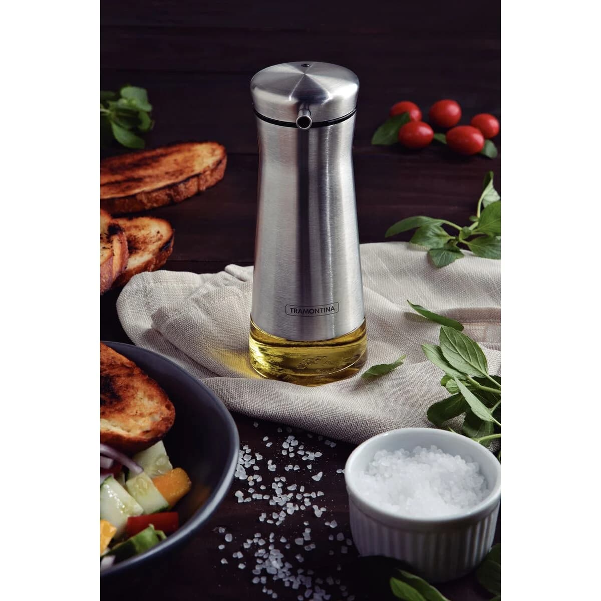 Aceitera Vinagrera Tramontina Acero Inoxidable 250 Ml — miniatura 5