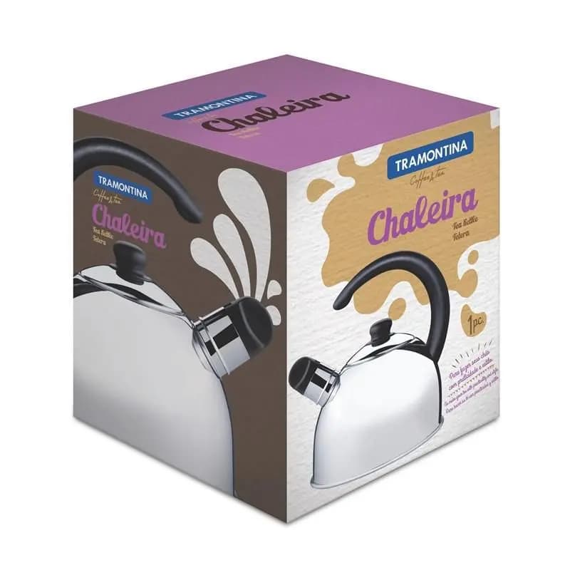 Caldera Tramontina 2,1 Lts Acero Inoxidable Con Silbato — miniatura 3