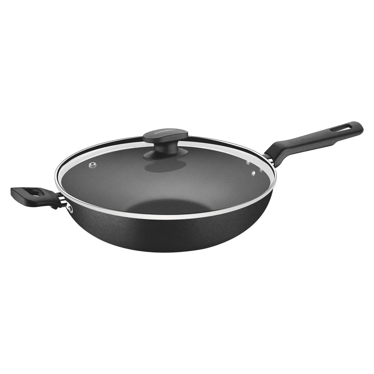 Wok Tramontina Teflon Antiadherente Loreto 28 Cm Con Tapa — imagen 1 de 3