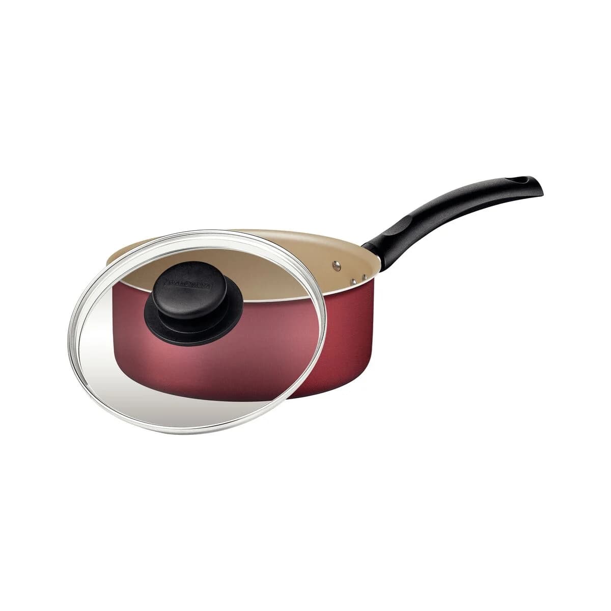 Olla Tramontina Teflon 16 Cm 1,4 Litros Antiadherente Turim — imagen 2 de 4