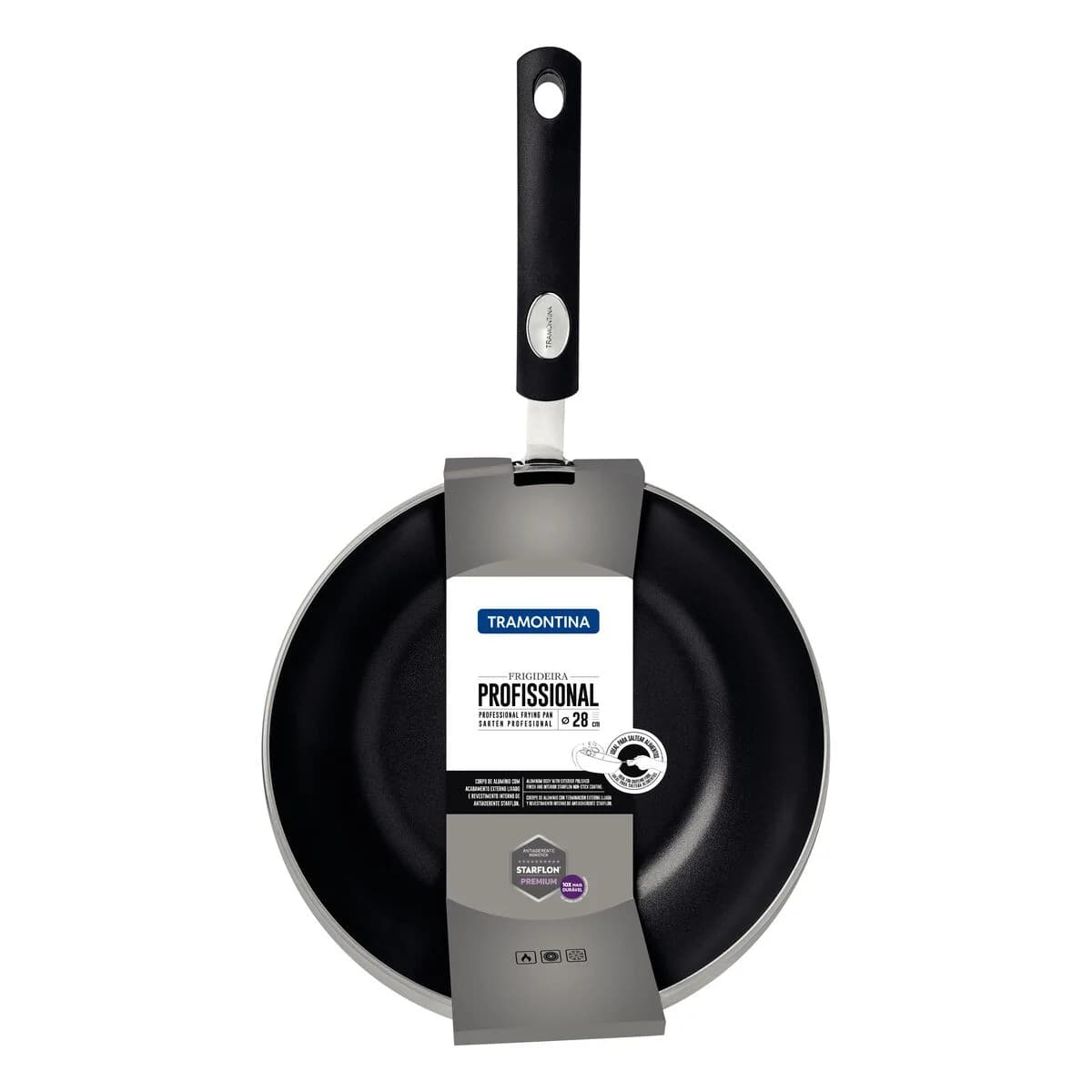 Sarten Tramontina Profesional Para Saltear Aluminio 28 Cm — imagen 2 de 6