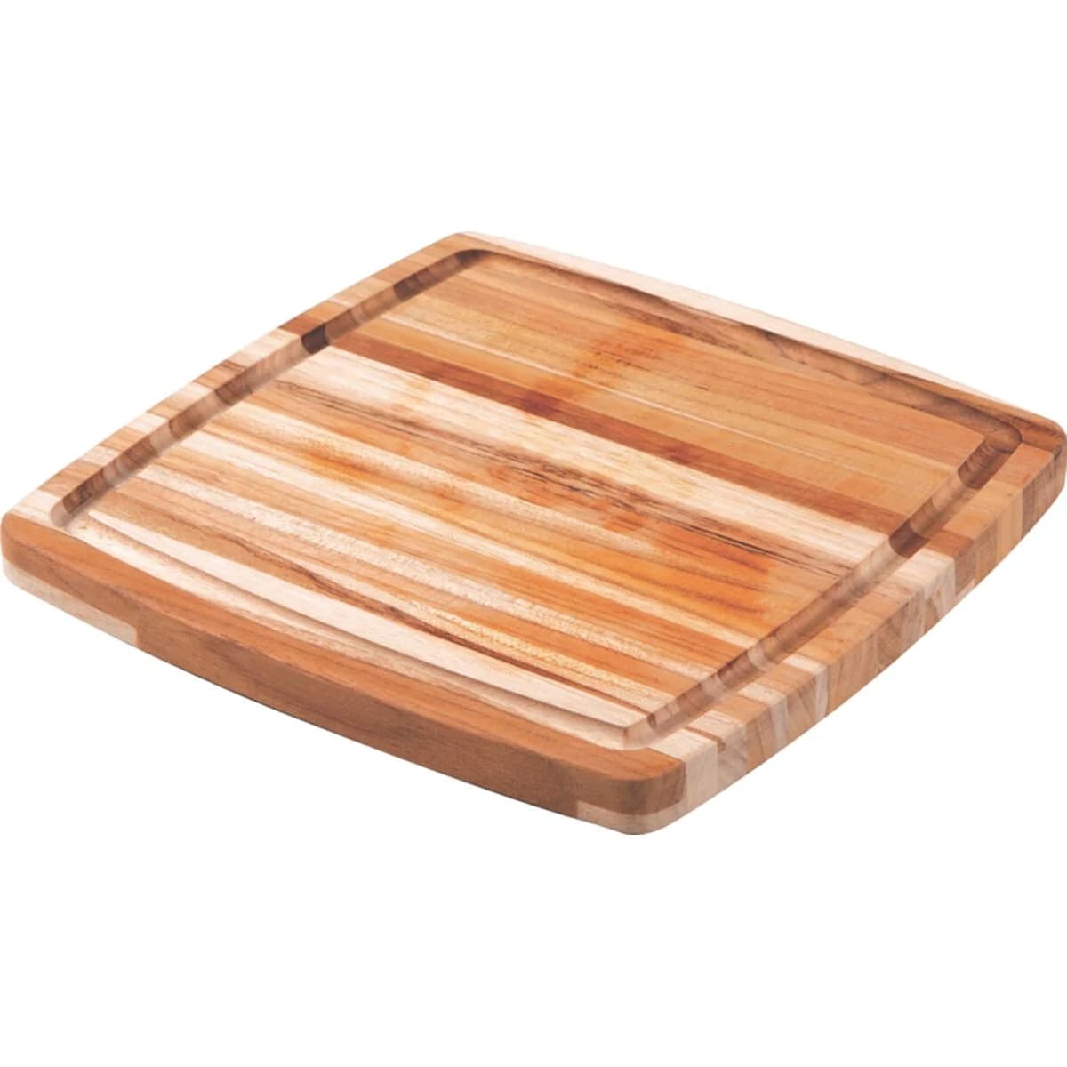 Plato De Madera Tramontina Asado Churrasco 21 Cm Teca — imagen 1 de 4