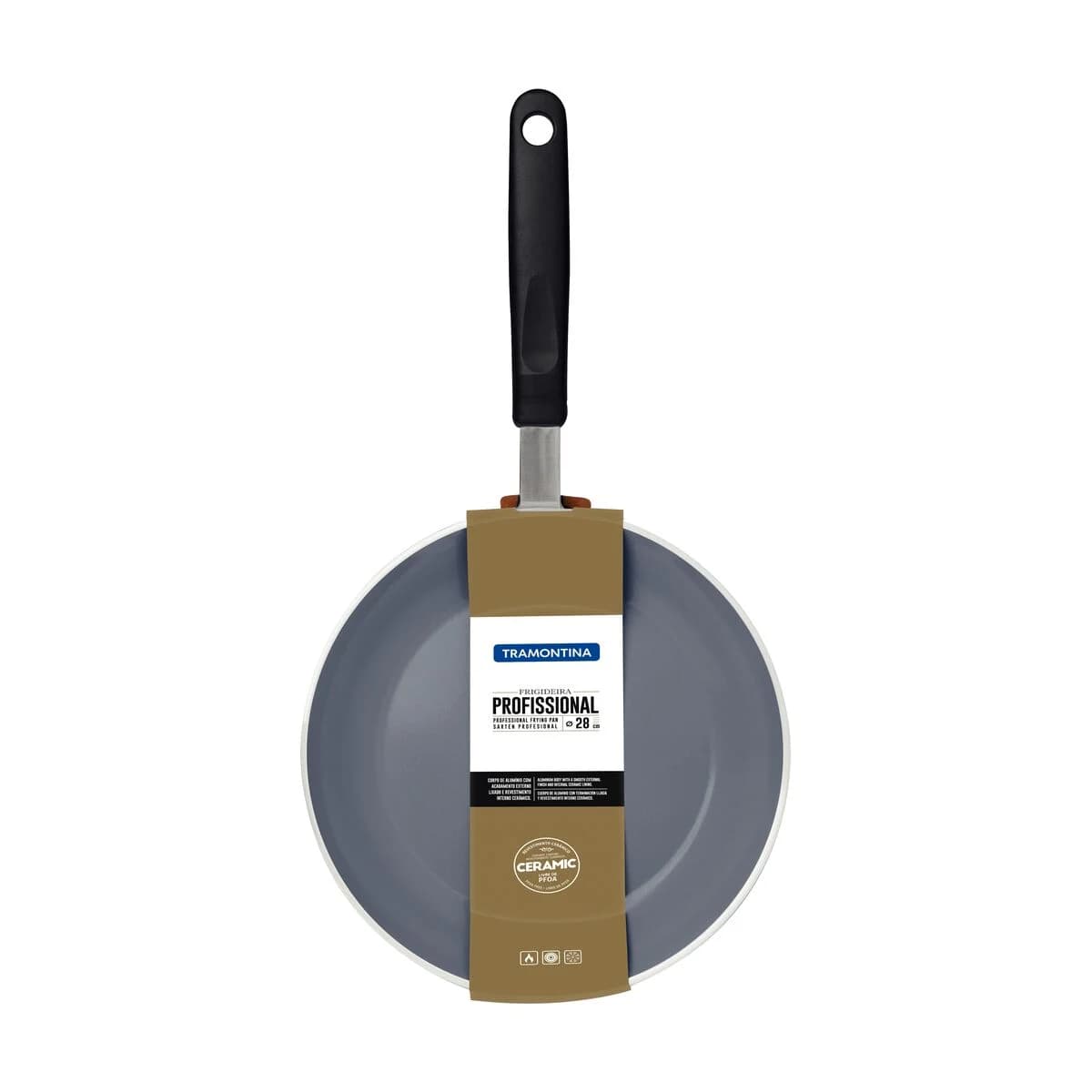 Sarten Tramontina Profesional Revestimiento Ceramico 28 Cm — miniatura 2