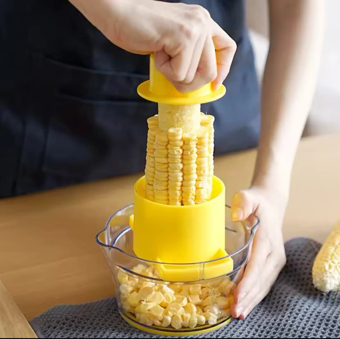 Desgranador De Choclo Manual Maiz Rallador 2 En 1 — miniatura 3
