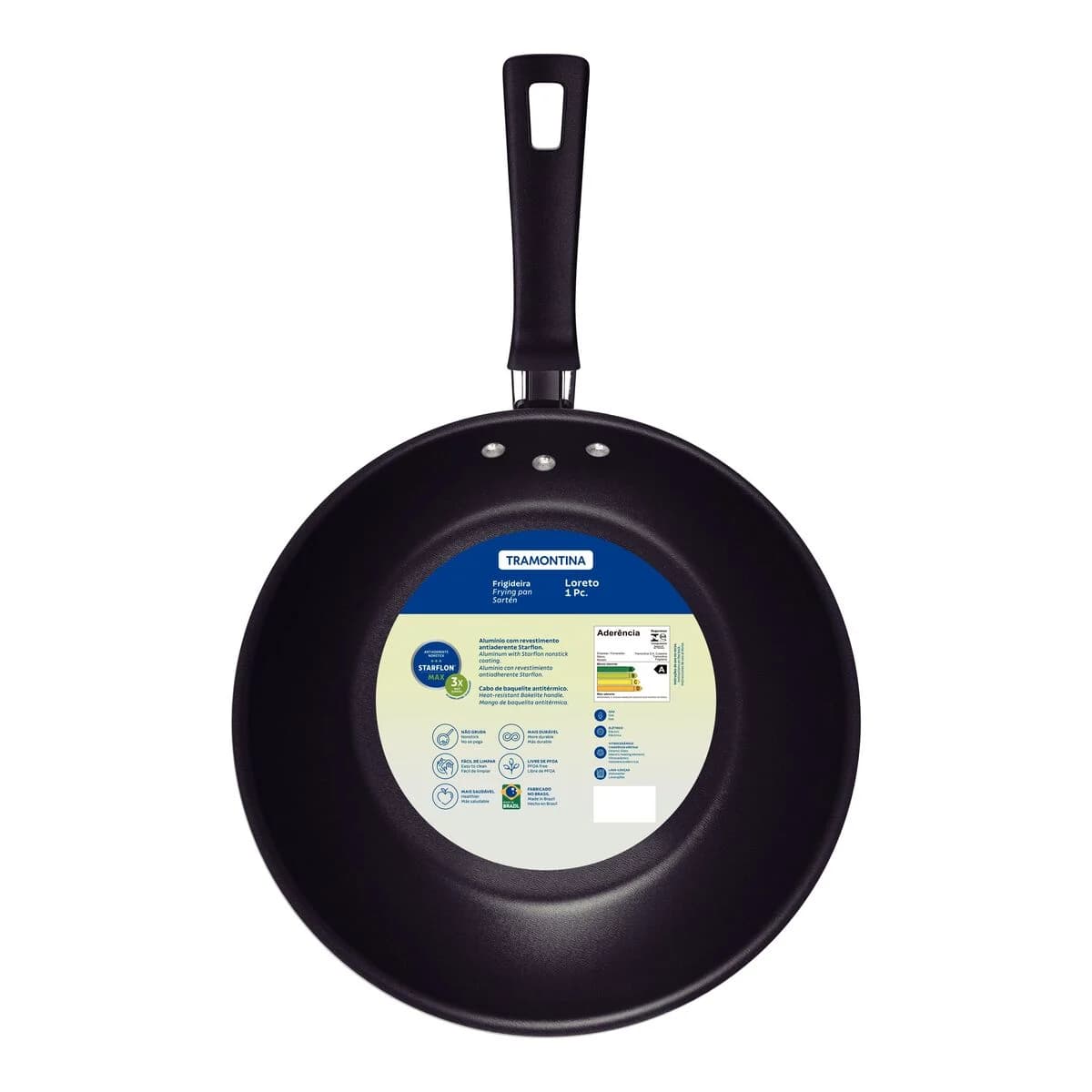 Sarten Antiadherente Tramontina Teflon 30 Cm Loreto — miniatura 2