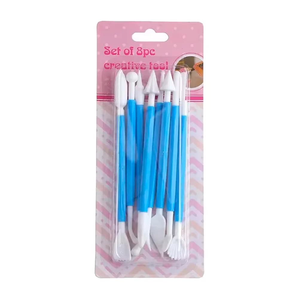 Set Estecas Para Fondant Porcelana Arcilla Cerámica X 8 — miniatura 2
