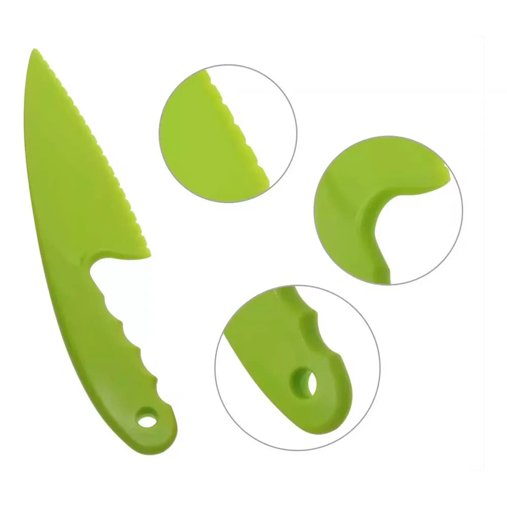 Cuchilla De Plástico Para Verduras Vegetales Tortas 29 Cm — miniatura 2