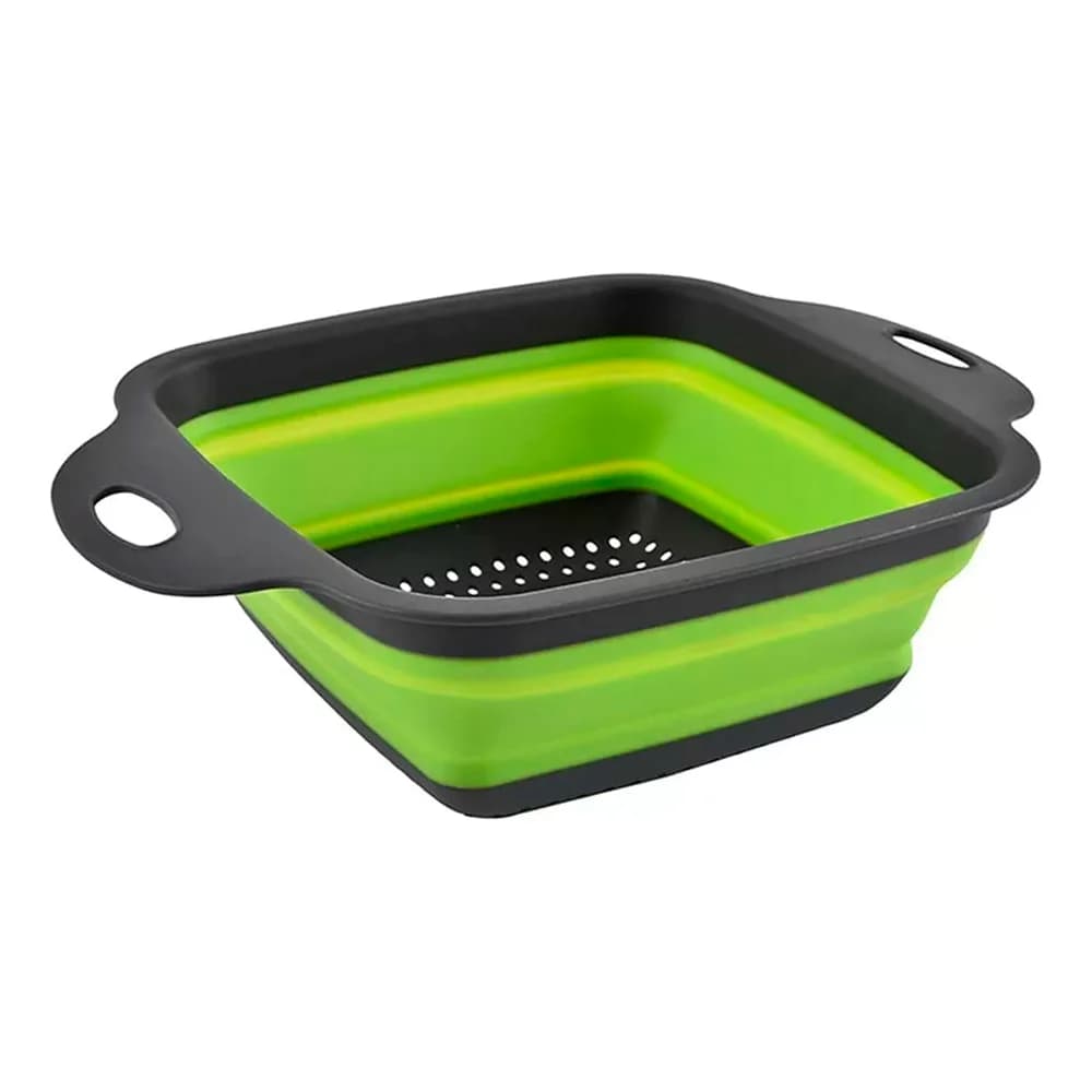 Colador Escurridor Plegable De Silicona 22 Cm Cuadrado — imagen 1 de 4