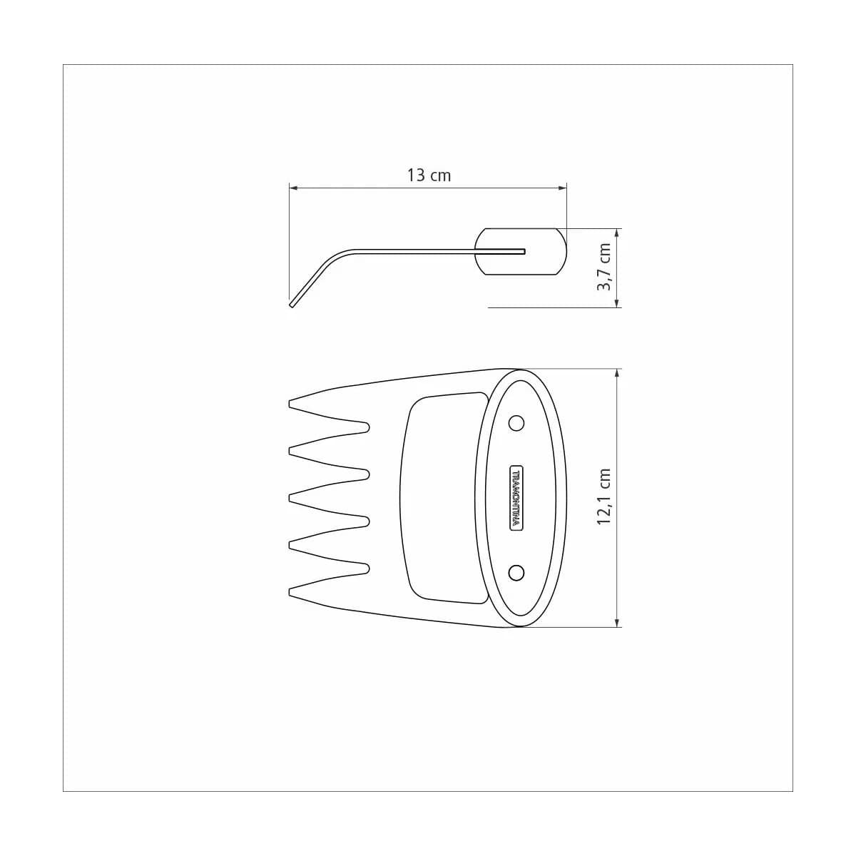 Garra Para Asado Tramontina Black Acero Inoxidable — miniatura 4
