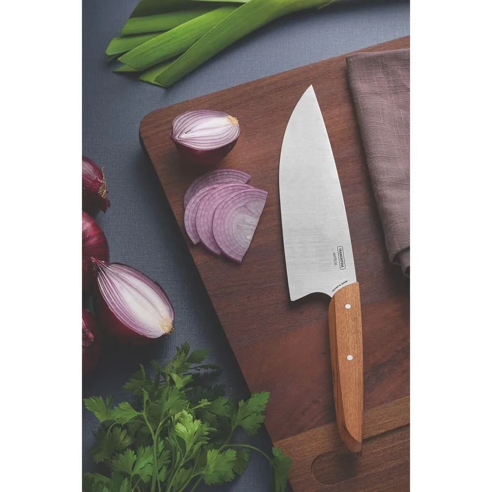 Cuchilla de Chef Tramontina Verttice Acero Inox 8 Pulg — miniatura 3