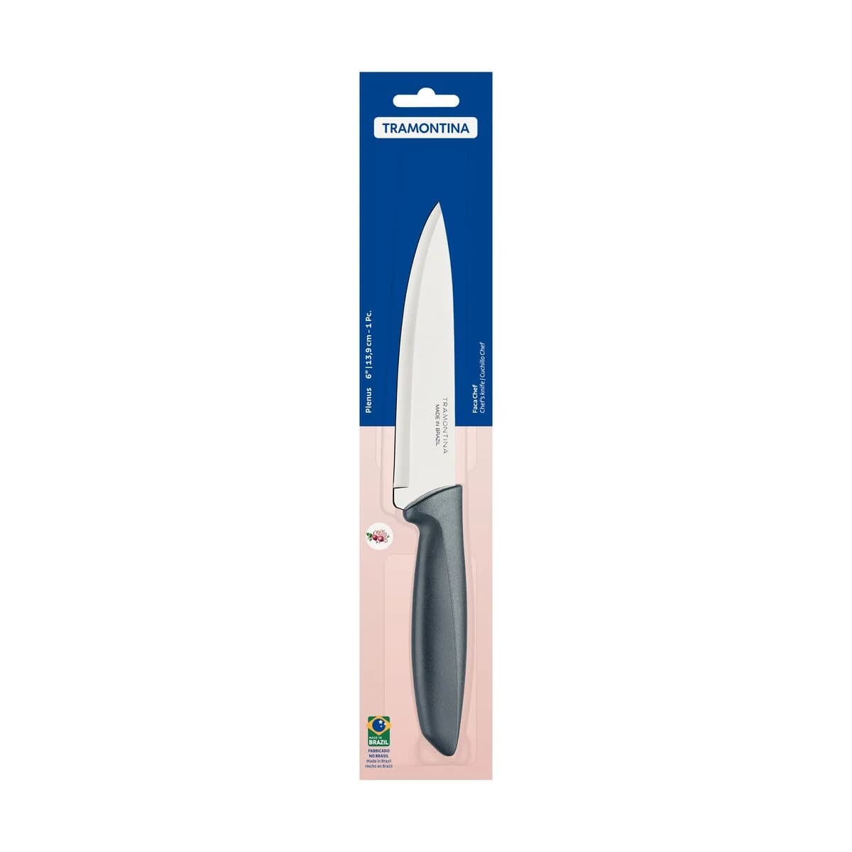 Cuchillo Chef Tramontina Plenus Acero Inoxidable 6 Pulg — miniatura 2