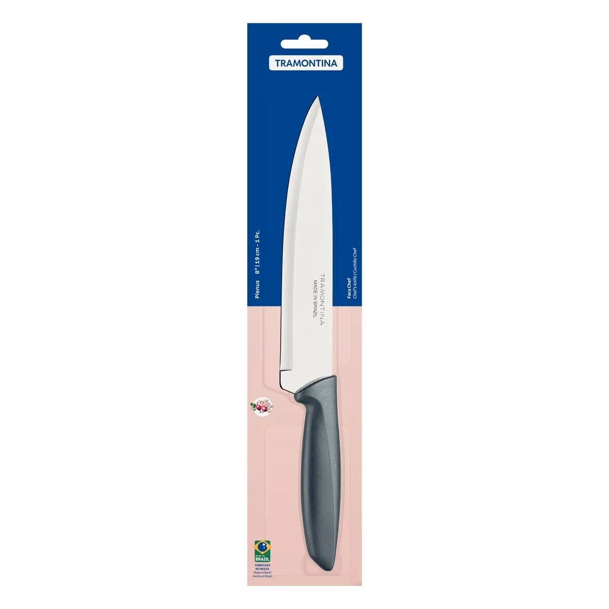 Cuchillo Chef Tramontina Plenus Acero Inoxidable 8 Pulg — miniatura 2